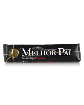 Tablete de Chocolate Negro "Melhor Pai" Nómada Chocolates 300g